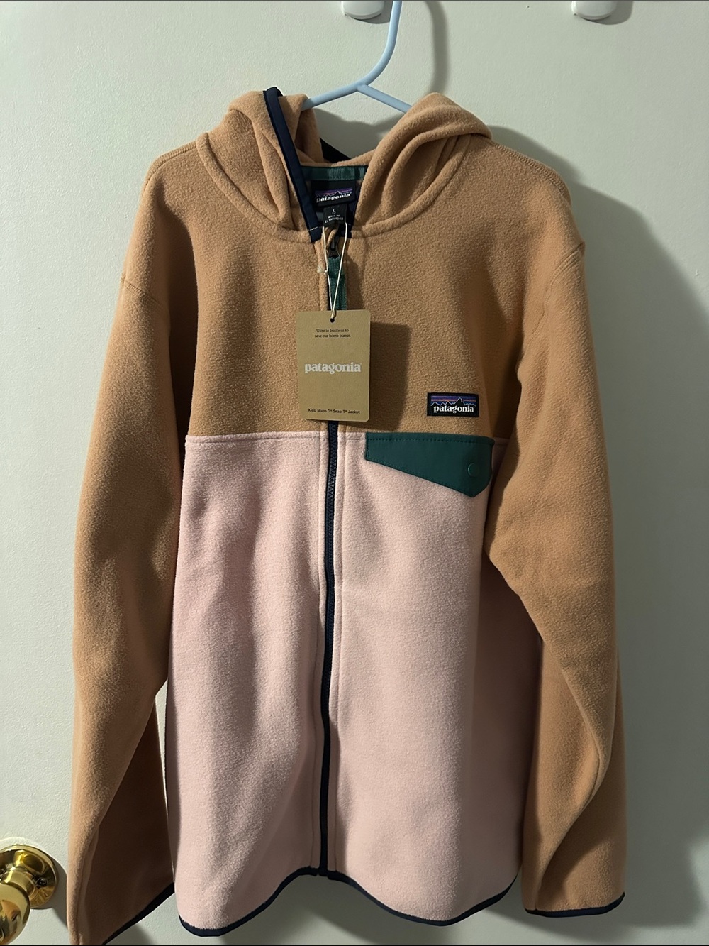Brand New With Tags - Patagonia Kids’ Micro D Snap-T Jacket size L (12)